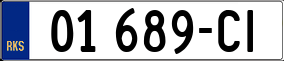Truck License Plate